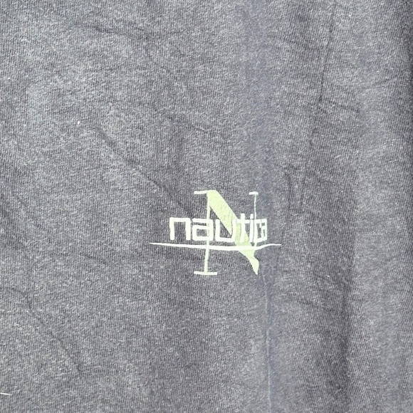 VTG Vintage 90's Navy Nautica Logo T-Shirt Size XL Made in USA Single Stitch - Picture 2 of 3